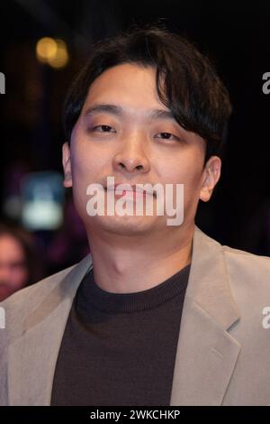Berlin, Deutschland. Februar 2024. Ha Seongguk besuchte die Yeohaengjaui Pilyo (A Traveler's Need) Premiere während des 74. Berlinale International Film Festival Berlin am 19. Februar 2024 im Grand Hyatt Hotel in Berlin. Foto: Aurore Marechal/ABACAPRESS.COM Credit: Abaca Press/Alamy Live News Stockfoto