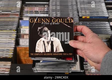 CD Album Box: Glenn Gould - A State of Wonder Stockfoto