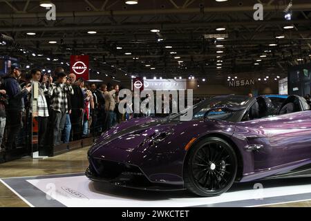 Toronto, Kanada. Februar 2024. Besucher besuchen die Canadian International Auto Show 2024 in Toronto, Kanada, am 19. Februar 2024. (Foto: Arrush Chopra/NurPhoto) Credit: NurPhoto SRL/Alamy Live News Stockfoto