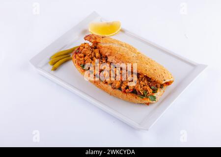 Tantuni türkische Küche mit Kultur Stockfoto