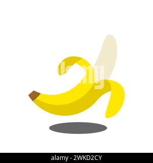 Kunst Illustration Symbol Logo Tapete von Bananenfrüchten Stock Vektor