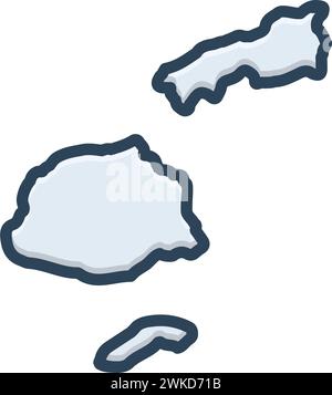 Symbol für fidschi, asiatisch Stock Vektor