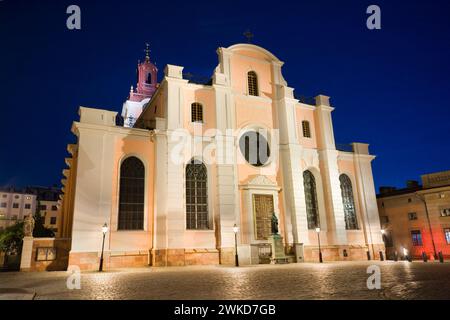 Kirche des Heiligen Nikolaus - die älteste Kirche in Stockholm, Schweden Stockfoto