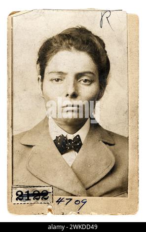 Laura Bullion, Mitglied von Butch Cassidys Wild Bunch Gang, Pinkertons Fahnenschuss, 1893 Stockfoto