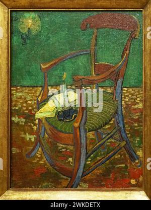 Gauguin's Chair (1888) von Vincent van Gogh (1853-1890) Stockfoto