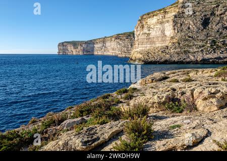 Xlendi Bay, Xlendi, Gozo, Malta Stockfoto