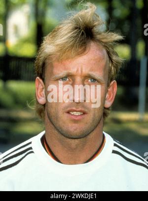 ANDREAS BREHME deutscher Fußballspieler bei Europameisterschaften 1992 in Schweden .Dead 2024 02 Stockfoto