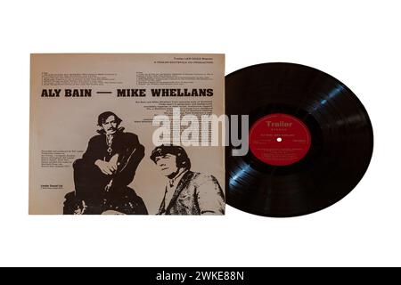 Aly Bain - Mike Whellans Vinyl-Album-Cover isoliert auf weißem Hintergrund - 1971 Stockfoto