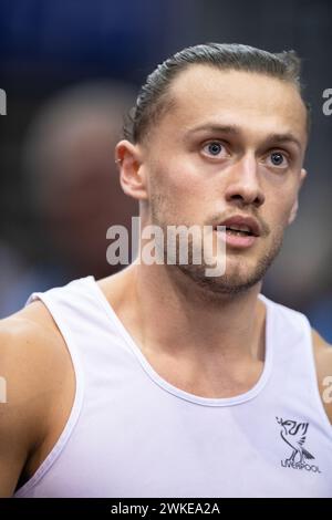 17/18. Februar 2024, Utilita National Indoor Arena, Birmingham, Großbritannien. Veranstaltung: 2024 Leichtathletikmeisterschaften in Großbritannien. Bildunterschrift: Bild: Mark Dunn / Alamy Live News (Sport) Stockfoto