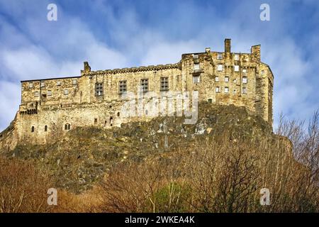 Großbritannien, Schottland, Edinburgh Castle, Great Hall und Royal Palace. Stockfoto