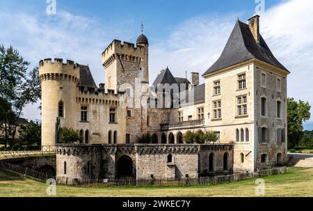 Ein elegantes Schloss in der Stadt Campagne Stockfoto