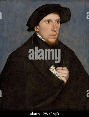 Porträt des Dichters Henry Howard, Earl of Surrey (1516–1547). Museum: Museu de Arte de São Paulo. Autor: Holbein, Hans, der Jüngere. Stockfoto