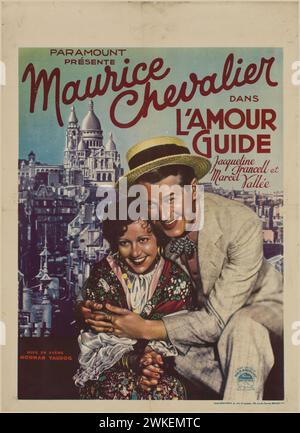 Maurice Chevalier in Film „L'amour Guide (The Way to Love)“ von Norman Taurog. Museum: PRIVATE SAMMLUNG. Autor: ANONYM. Stockfoto