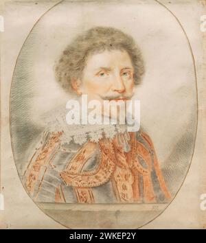 Porträt von Friedrich Heinrich, Prinz von Orange (1584–1647). Museum: PRIVATE SAMMLUNG. Autor: Mieris, Frans van, der ältere. Stockfoto