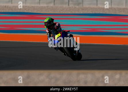 Doha, Katar. Februar 2024. 20. Februar 2024, Losail International Circuit, Doha, MotoGP Testfahrten in Katar 2024, im Bild Cal Crutchlow aus Großbritannien, Yamaha Credit: dpa/Alamy Live News Stockfoto