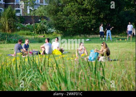 Fotos gemacht im Walpole Park in Ealing West London. Stockfoto