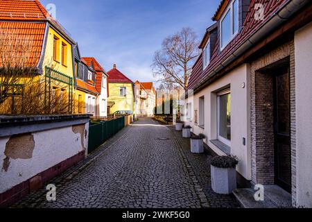 Frühlingswanderung entlang der ILM bei Bad Berka bei herrlichem Sonnenschein - Thüringen - Deutschland Stockfoto