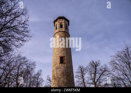 Frühlingswanderung entlang der ILM bei Bad Berka bei herrlichem Sonnenschein - Thüringen - Deutschland Stockfoto