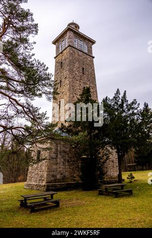 Frühlingswanderung entlang der ILM bei Bad Berka bei herrlichem Sonnenschein - Thüringen - Deutschland Stockfoto