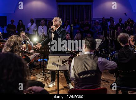 AMSTERDAM - Sänger Gordon bei der Veröffentlichung seines neuen Albums Album of My Life. ANP EVA PLEVIER niederlande Out - belgien Out Stockfoto