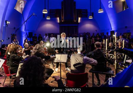 AMSTERDAM - Sänger Gordon bei der Veröffentlichung seines neuen Albums Album of My Life. ANP EVA PLEVIER niederlande Out - belgien Out Stockfoto