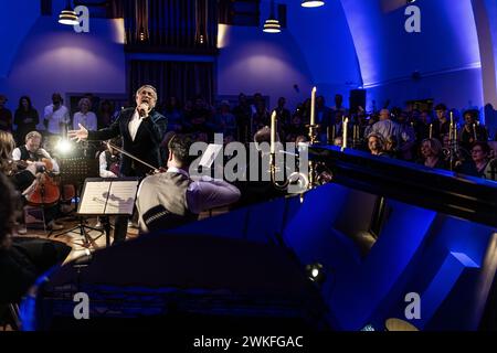 AMSTERDAM - Sänger Gordon bei der Veröffentlichung seines neuen Albums Album of My Life. ANP EVA PLEVIER niederlande Out - belgien Out Stockfoto