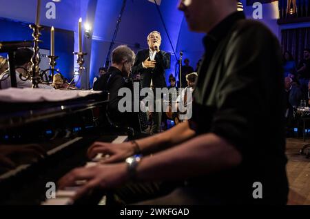 AMSTERDAM - Sänger Gordon bei der Veröffentlichung seines neuen Albums Album of My Life. ANP EVA PLEVIER niederlande Out - belgien Out Stockfoto