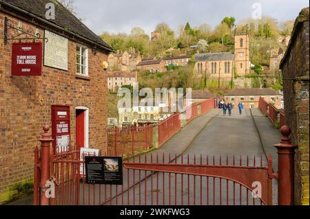 Das Ironbridge Tollhouse in Ironbridge, Shropshire, England Stockfoto