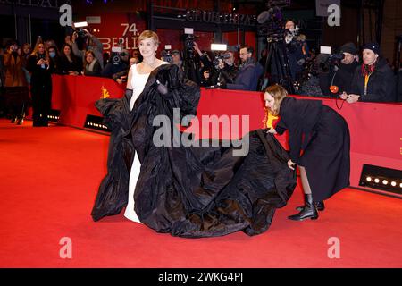 Sharon Stone bei der Ankunft zur Goldenen Ehrenbaer Gala im Rahmen der 74. Berlinale International Film Festival am 20.02.2024 in Berlin Stockfoto