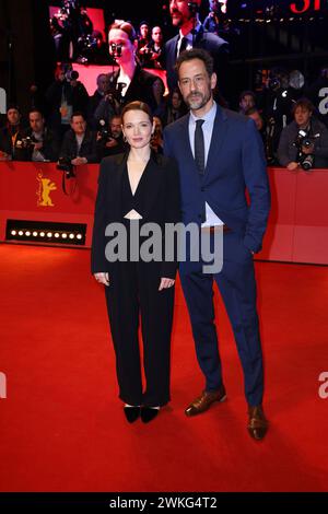 Karoline Herfurth und Christopher Doll bei der Ankunft zur Goldenen Ehrenbaer Gala im Rahmen der 74. Berlinale International Film Festival am 20.02.20 Stockfoto