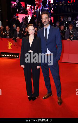 Karoline Herfurth und Christopher Doll bei der Ankunft zur Goldenen Ehrenbaer Gala im Rahmen der 74. Berlinale International Film Festival am 20.02.20 Stockfoto