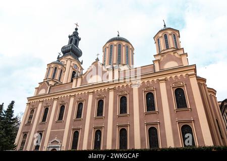 Die Kathedrale der Geburt des Theotokos, die größte serbisch-orthodoxe Kirche in Sarajevo, wurde zum Nationaldenkmal von Bosnien und ihr erklärt Stockfoto