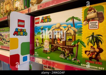 Der LEGO Store im Flatiron District, New York City, USA 2024 Stockfoto