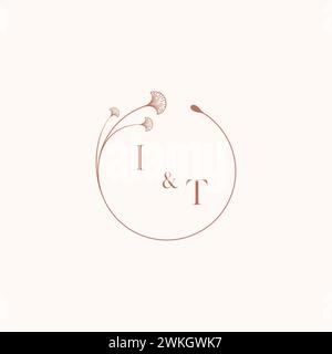 DAS Hochzeitsmonogramm Designideas als Inspiration Stock Vektor