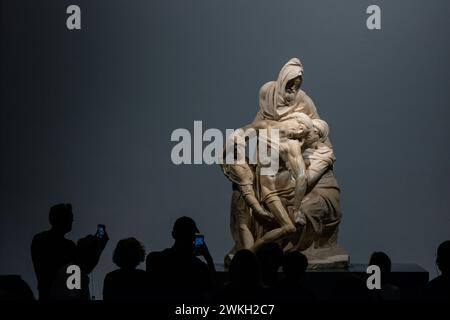 Michelangelo's La Pietà, Museo del Duomo, Florenz Italien Stockfoto