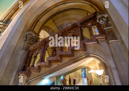 Wien, Österreich. In der Ferstel-Passage, Palais Ferstel. Ein typisches wiener Kaffeehaus. Das Hotel liegt im Innenstadtviertel. Stockfoto