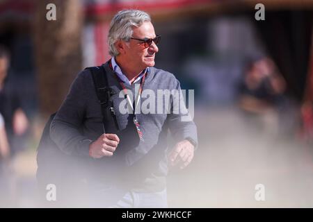 SAINZ Carlos, Porträt während der Formel-1-Aramco-Vorsaison 2024 der FIA-Formel-1-Weltmeisterschaft 2024 vom 21. Bis 23. Februar 2024 auf dem Bahrain International Circuit in Sakhir, Bahrain Stockfoto