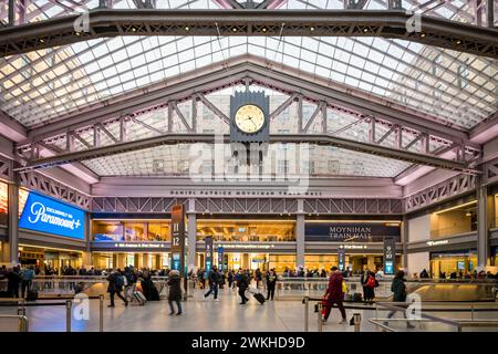 MOYNIHAN BAHNHOFSHALLE PENNSYLVANIA BAHNHOF NEW YORK CITY NEW YORK USA Stockfoto