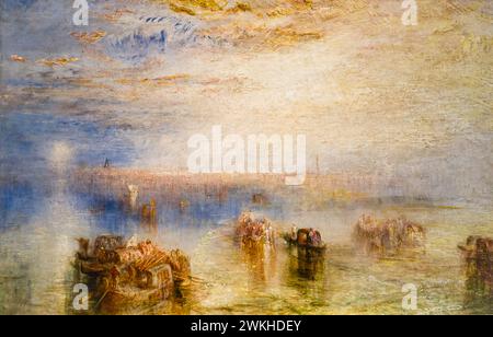 ANFAHRT NACH VENEDIG (1844) JOSEPH MALLORD WILLIAM TURNER (1775-1851) WASHINGTON DC USA Stockfoto