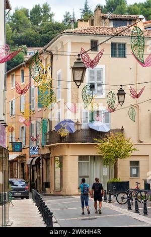 Place du Postel, Apt, Vaucluse, Provence-Alpes-Côte d’Azur, Frankreich, Europa Stockfoto