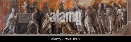 Andrea Mantegna, die Einführung des Kultes des Kybele in Rom, Gemälde in Klebergröße auf Leinwand, 1505-1506 Stockfoto