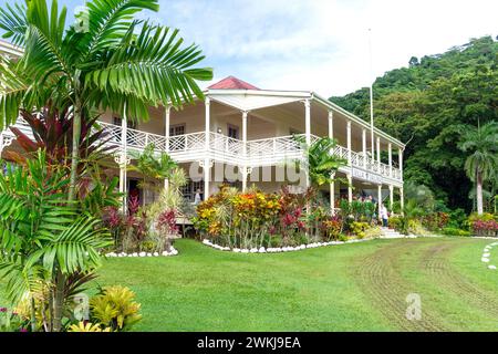 Vailima Plantation Home (Robert Louis Stevenson Museum), Vailima Botanische Gärten, Apia, Upolu Island, Samoa Stockfoto