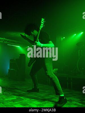 Mailand, Italien. Februar 2024. Steve DeCiantis von Ready the Prince tritt live bei Legend in Mailand auf. Quelle: SOPA Images Limited/Alamy Live News Stockfoto