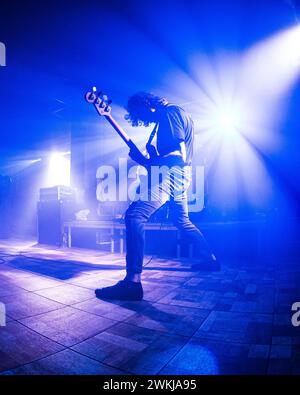 Mailand, Italien. Februar 2024. Steve DeCiantis von Ready the Prince tritt live bei Legend in Mailand auf. (Foto: Mairo Cinquetti/SOPA Images/SIPA USA) Credit: SIPA USA/Alamy Live News Stockfoto