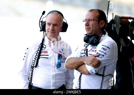 Sakhir, Bahrain. Februar 2023. F1-Vorsaisontests in Bahrain auf dem Bahrain International Circuit am 25. Februar 2023 in Sakhir, Bahrain. (Foto von HOCH ZWEI) Credit: dpa/Alamy Live News Stockfoto