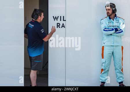 Sakhir, Bahrain. Februar 2024. Williams Racing. 21.02.2024. Formel-1-Test, Sakhir, Bahrain, Tag 1. Das Foto sollte lauten: XPB/Alamy Live News. Stockfoto