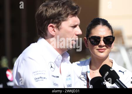 Sakhir, Bahrain. Februar 2024. Williams Racing. 21.02.2024. Formel-1-Test, Sakhir, Bahrain, Tag 1. Das Foto sollte lauten: XPB/Alamy Live News. Stockfoto