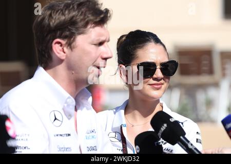 Sakhir, Bahrain. Februar 2024. Williams Racing. 21.02.2024. Formel-1-Test, Sakhir, Bahrain, Tag 1. Das Foto sollte lauten: XPB/Alamy Live News. Stockfoto