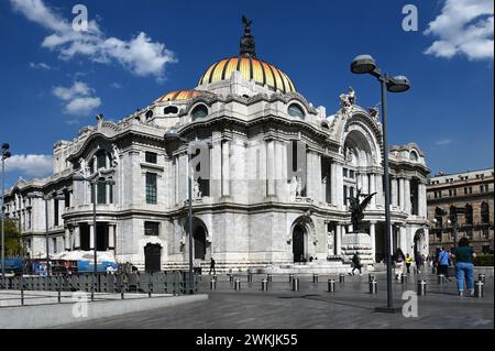 Palacio de Bellas Artes im historischen Zentrum von Mexiko-Stadt Stockfoto