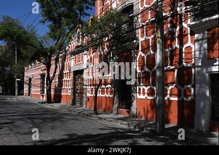 Fonoteca Nacional, National Sound Archive, auf der Avenida Francisco Sosa, Coyoacan, Mexiko-Stadt Stockfoto